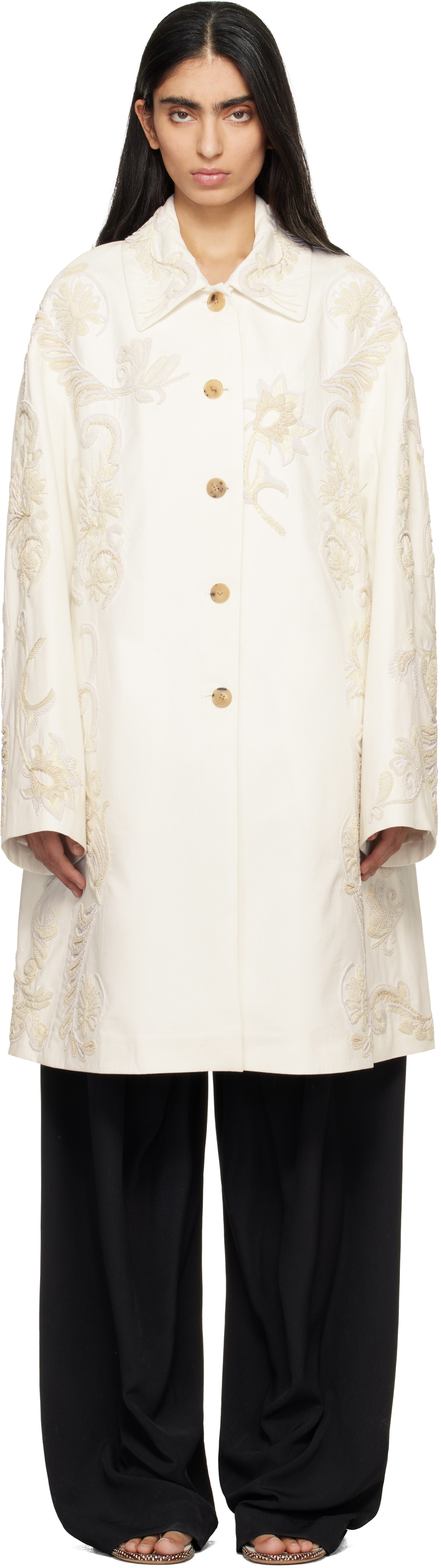 Dries Van Noten Patchwork embroidered jacket Dries Van Noten