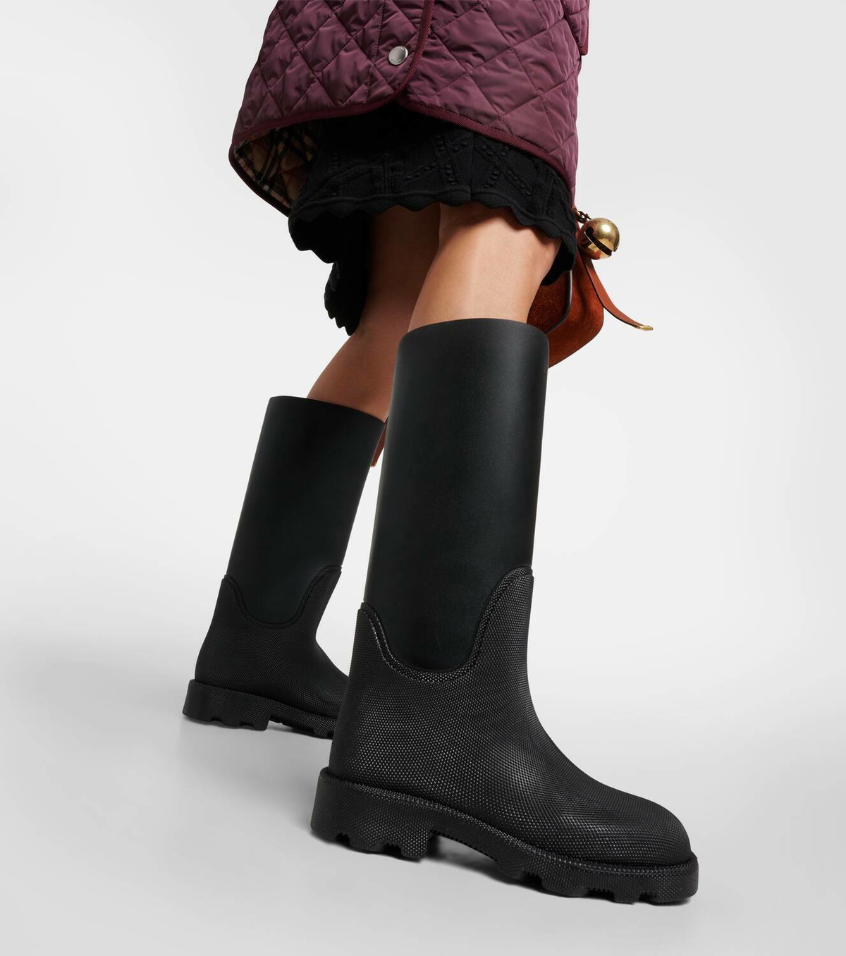 【Burberry】 Raymond rain boots Raymond rain boots in black - Burberry | Mytheresa