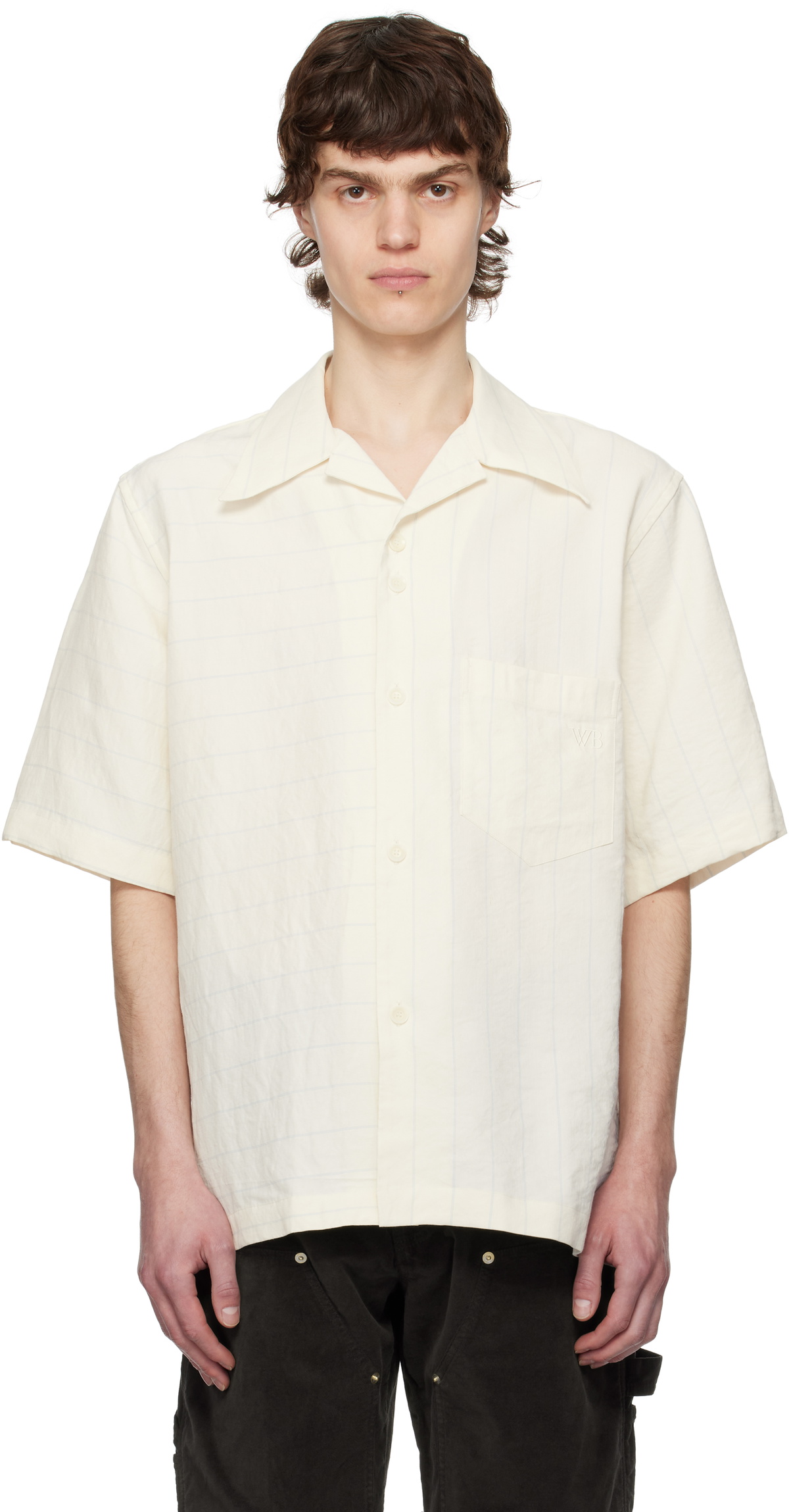 Wales Bonner Off-White Highlife Bowling Shirt