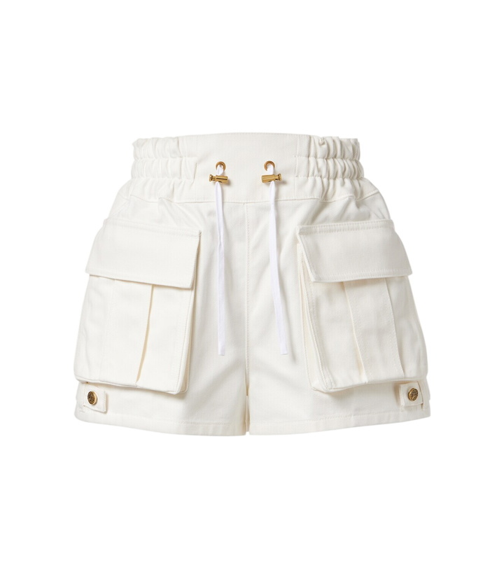 Photo: Balmain Denim cargo shorts