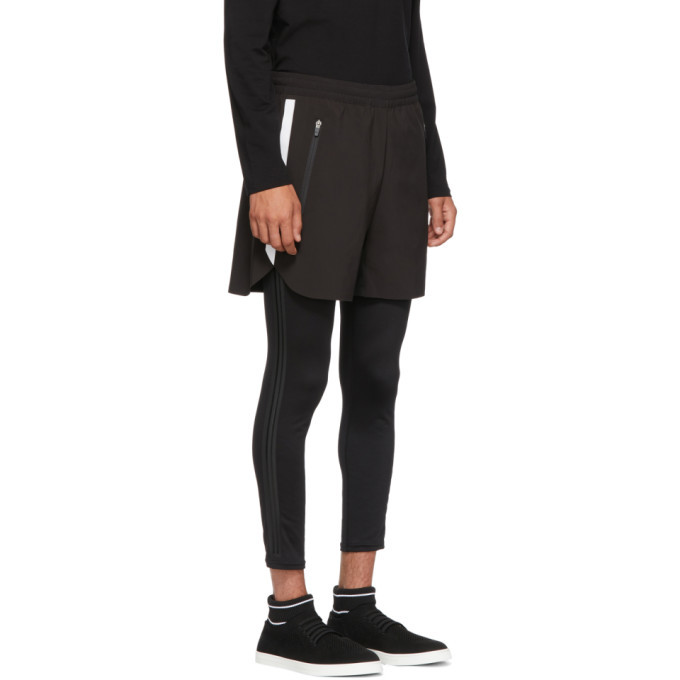 BLACKBARRETT by Neil Barrett Black Classic Stripe Running Shorts