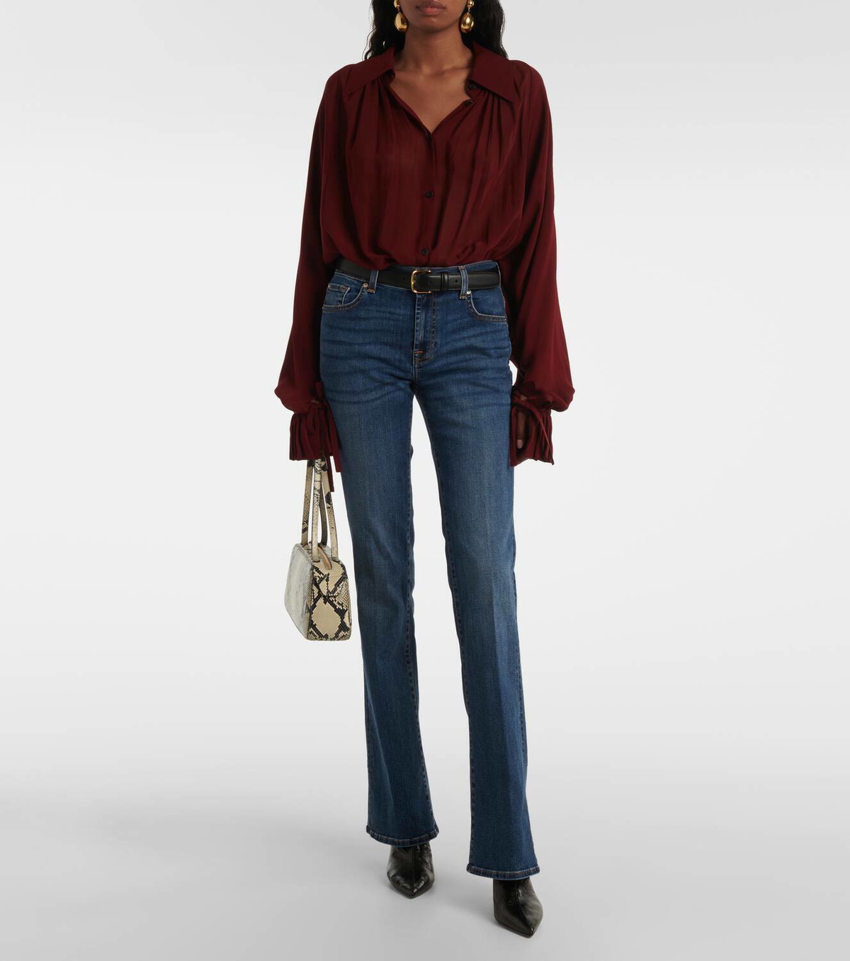 7 for all mankind 7U518A91U7CSC 関税送料込 7 For All Mankind Jeans - Blue - Women | 7U518A91U7CSC