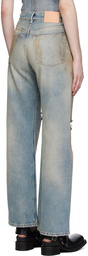 Acne Studios Blue Loose Fit 2021F Jeans