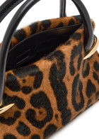 Givenchy Pinch Mini Leopard Calf-hair top Handle bag - One Size