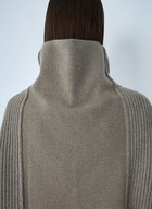MM6 Maison Margiela Ribbed Zip-Up Cardigan