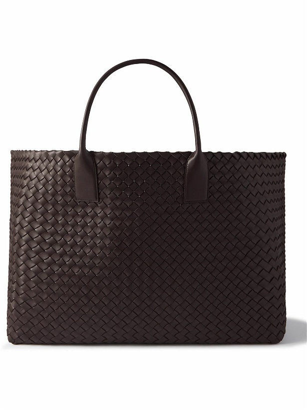 Photo: Bottega Veneta - Intrecciato Cabat Large Leather Tote Bag
