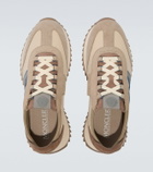 Moncler Pacey2 suede-trimmed sneakers