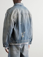 Acne Studios - Destroyed Distressed Denim Jacket - Blue