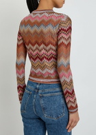 Missoni Zigzag Fine-knit Cardigan Multicoloured