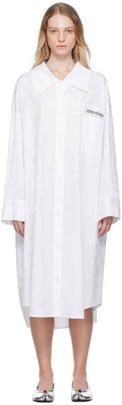 Photo: KIMHĒKIM White 1.5 Shirt Midi Dress