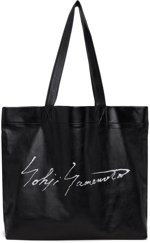 Photo: YOHJI YAMAMOTO Black Signature L Tote