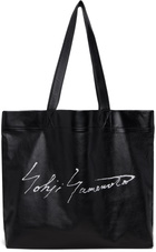YOHJI YAMAMOTO Black Signature L Tote