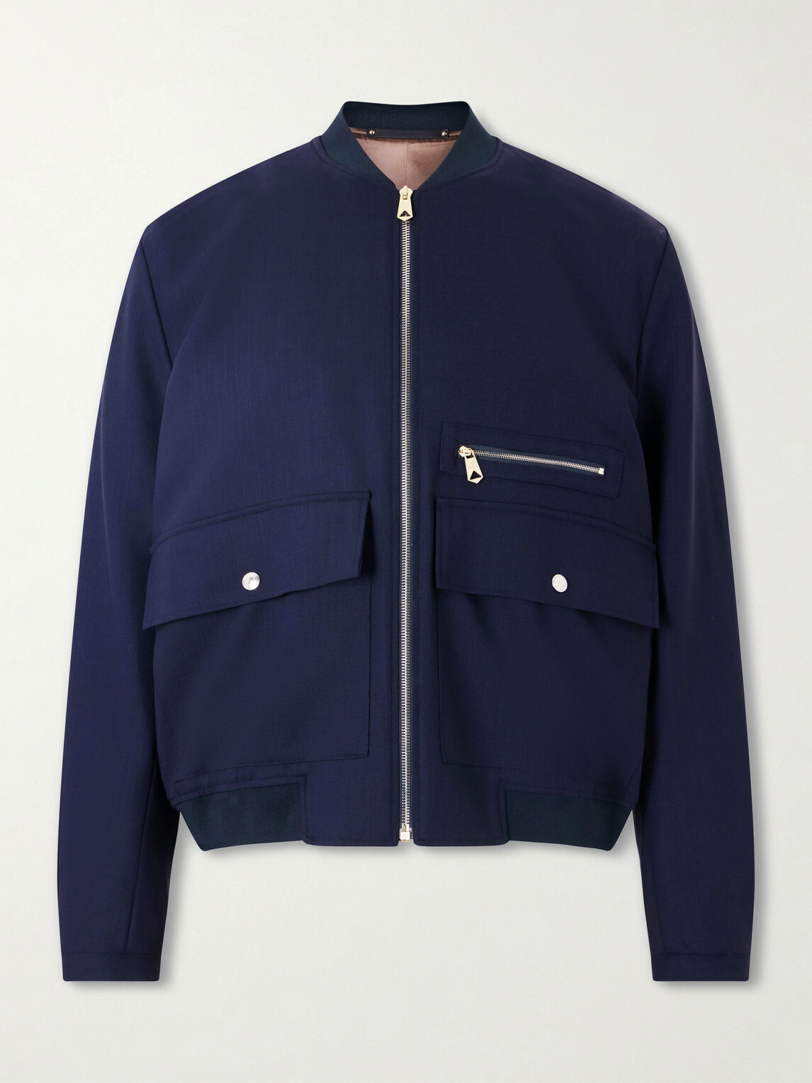 Paul Smith - Wool-Twill Bomber Jacket - Blue