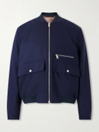 Paul Smith - Wool-Twill Bomber Jacket - Blue