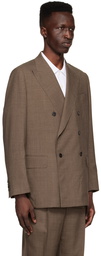 AURALEE Brown Wool Blazer