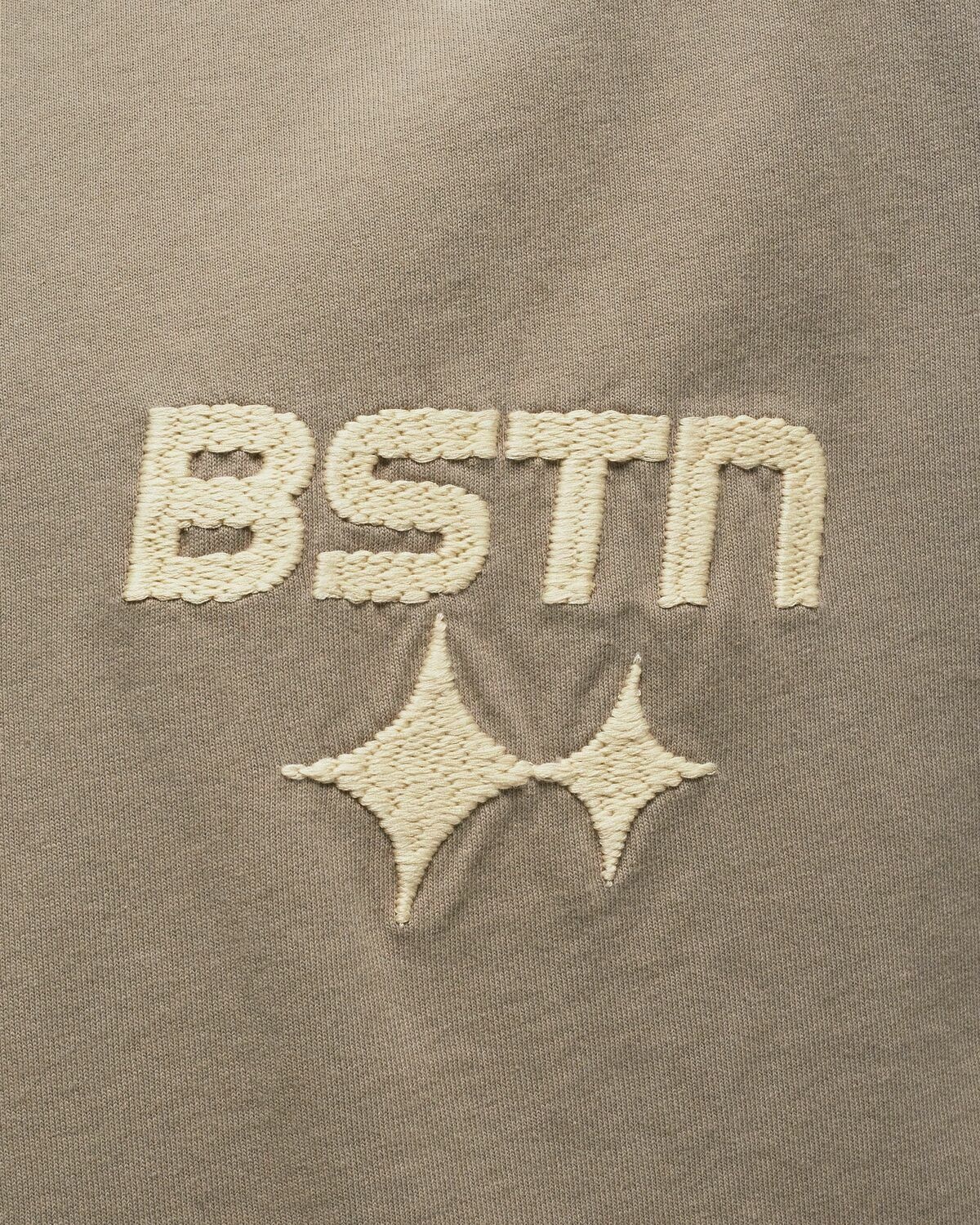 Bstn Brand Signature Stitching Logo Heavyweight Tee Brown - Mens - Shortsleeves