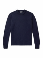 Richard James - Wool and Cashmere-Blend Sweater - Blue