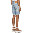 Levis Blue 511 Slim Cut-Off Shorts