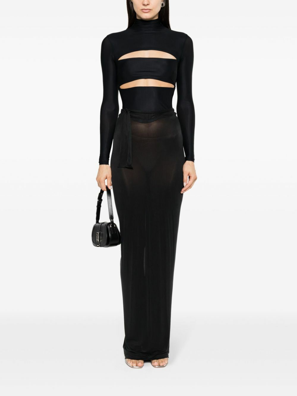 GAUGE81 Black Hania Maxi Skirt