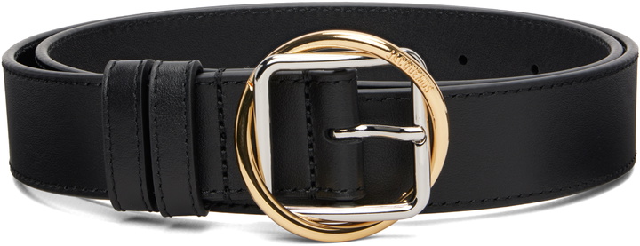 Photo: JACQUEMUS Black La Croisière 'The Salon' Belt