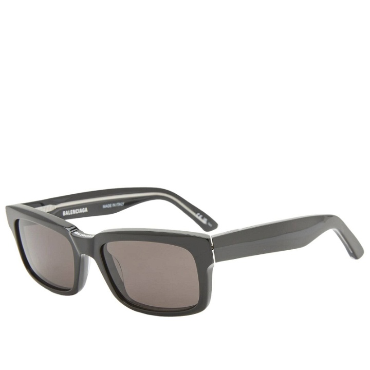 Photo: Balenciaga Men's BB0345S Sunglasses in Black/Grey