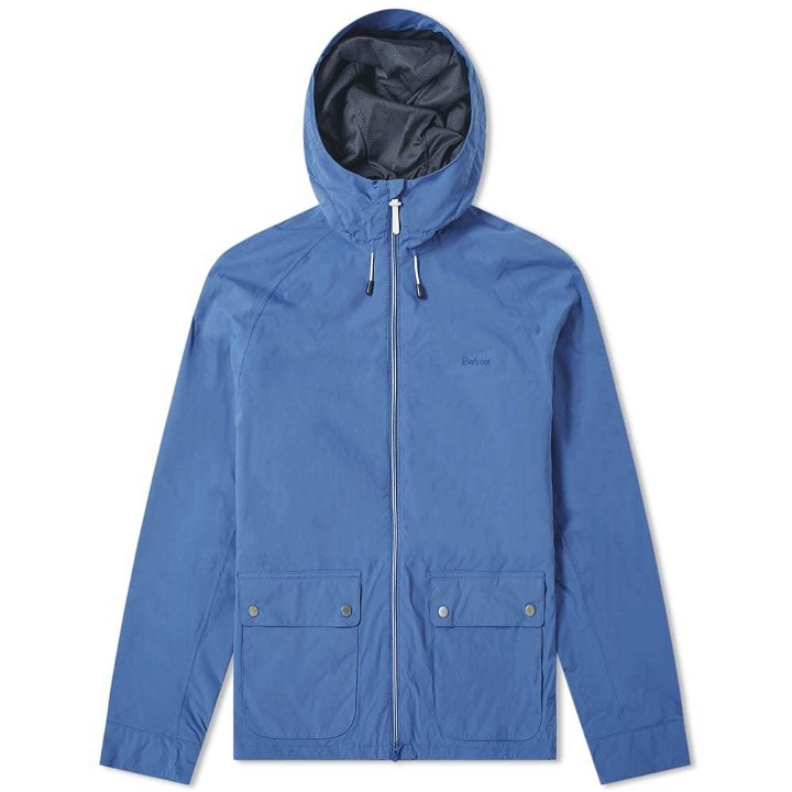 Photo: Barbour Howton Hooded Jacket Loch Blue