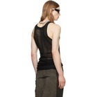Rick Owens Black Tower Pony Tank Top