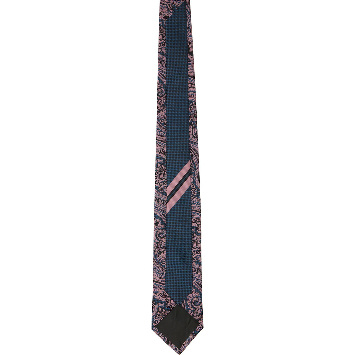 Dries Van Noten Pink & Green Paisley Tie