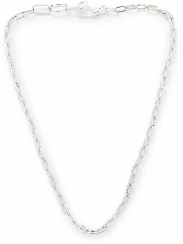 Photo: Bottega Veneta - Sterling Silver Chain Necklace