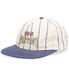 Sci-Fi Fantasy Men's Biker Striped Cap in Cream And Navy