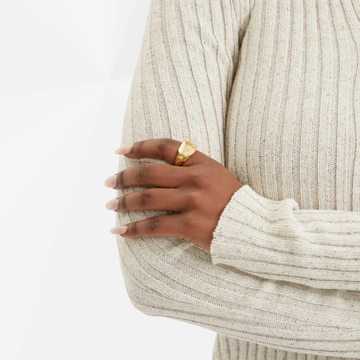 Simuero Agosto Ring in Gold