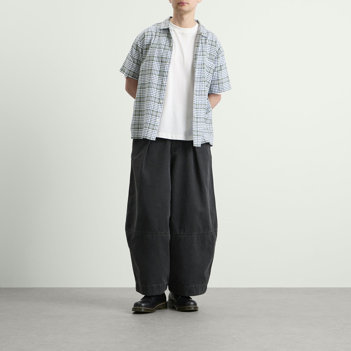YMC Men's Deadbeat Trouser in Charcoal