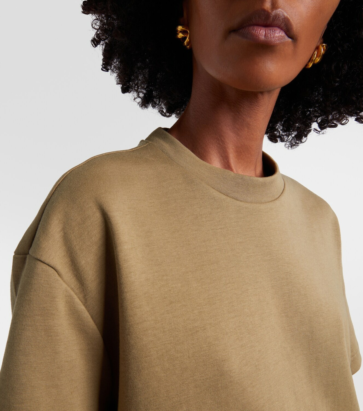 The Frankie Shop Scoob cotton-blend jersey T-shirt