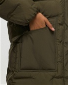 Ganni Soft Puffer Oversized Coat Green - Womens - Down & Puffer Jackets
