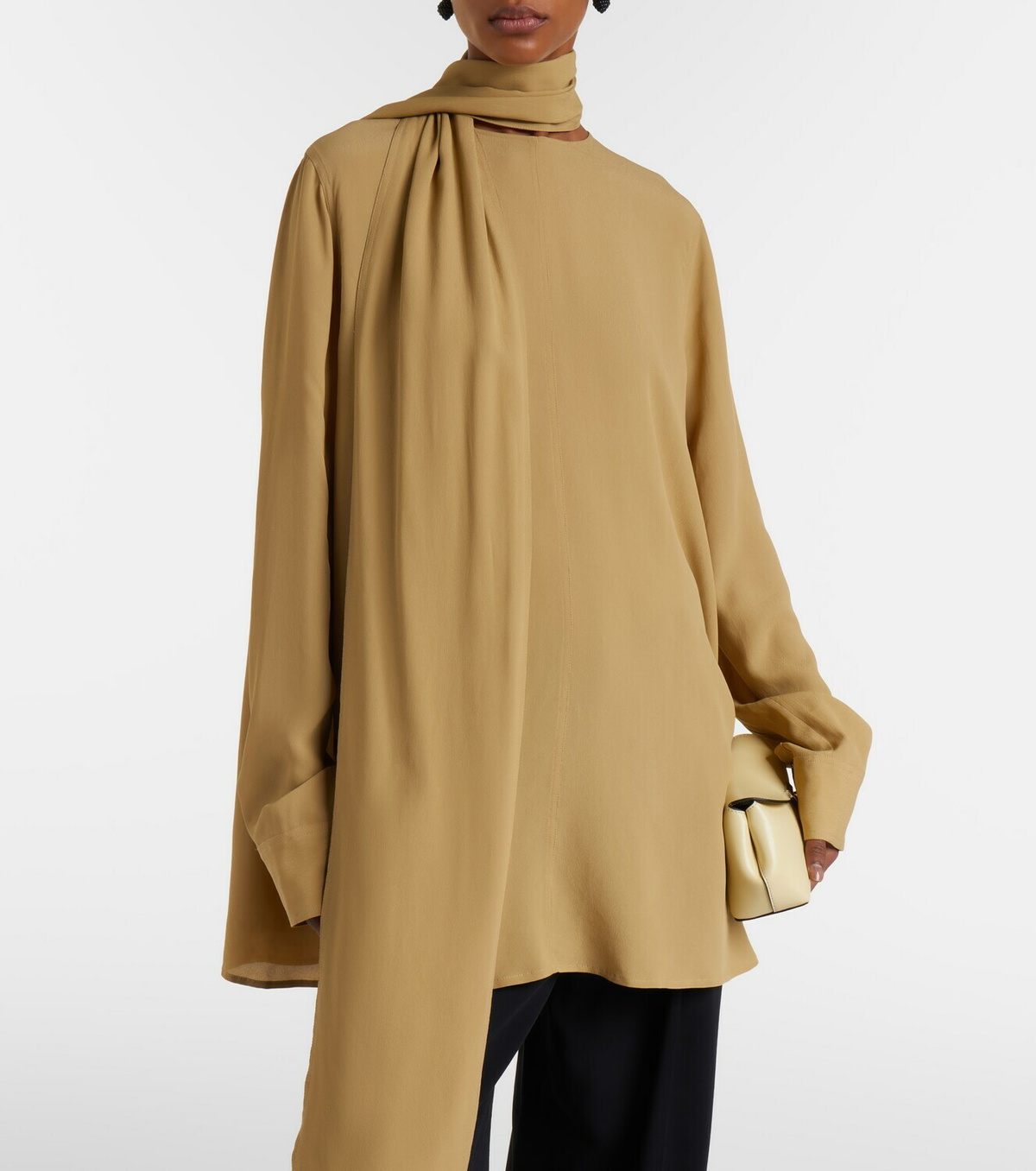 Toteme Scarf-detail blouse