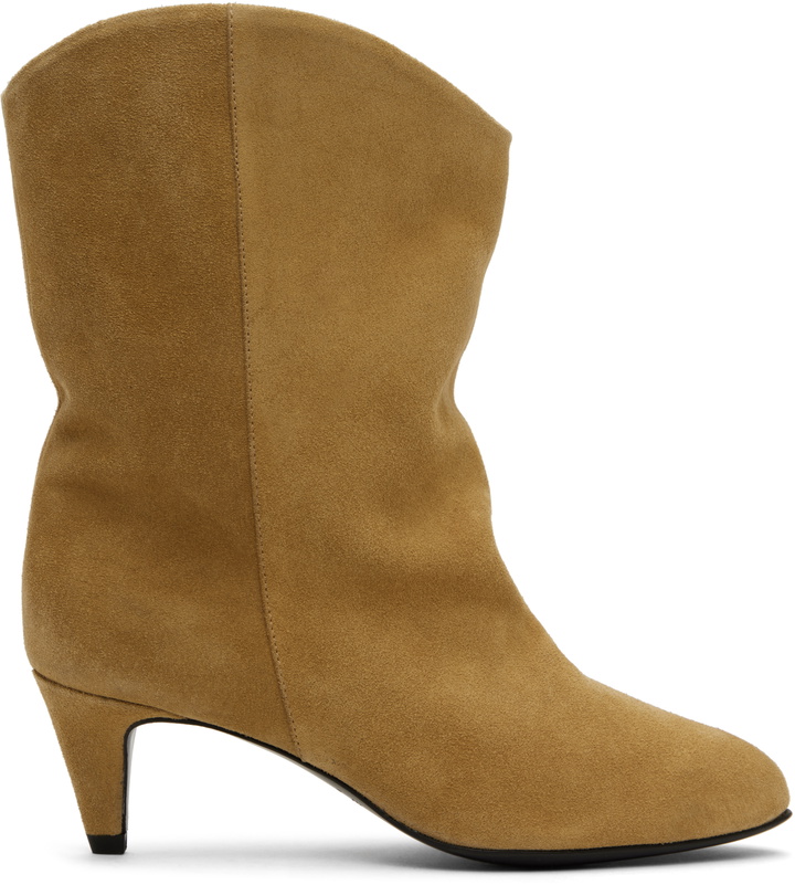 Photo: BY FAR Tan Osage Boots