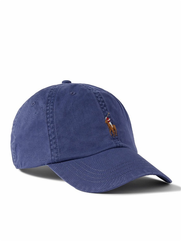 Photo: Polo Ralph Lauren - Logo-Embroidered Stretch-Cotton Twill Baseball Cap