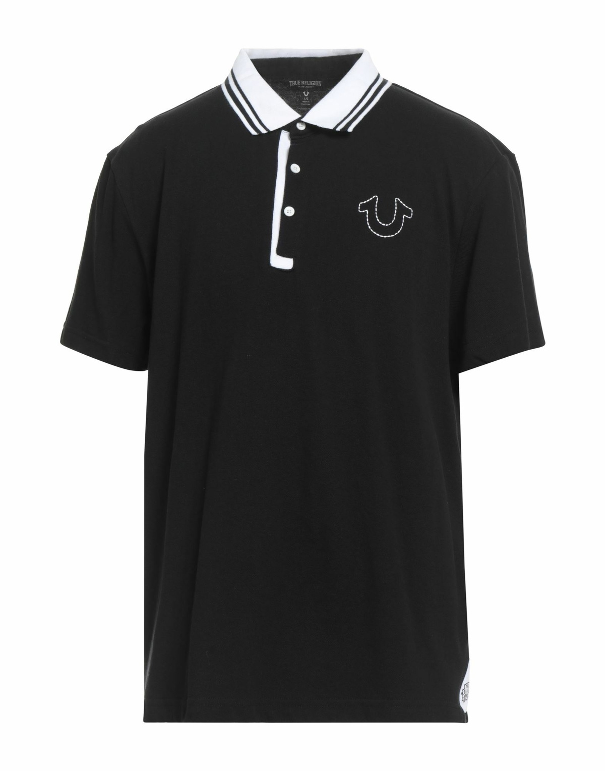 True Religion Mens Polo shirt in Black