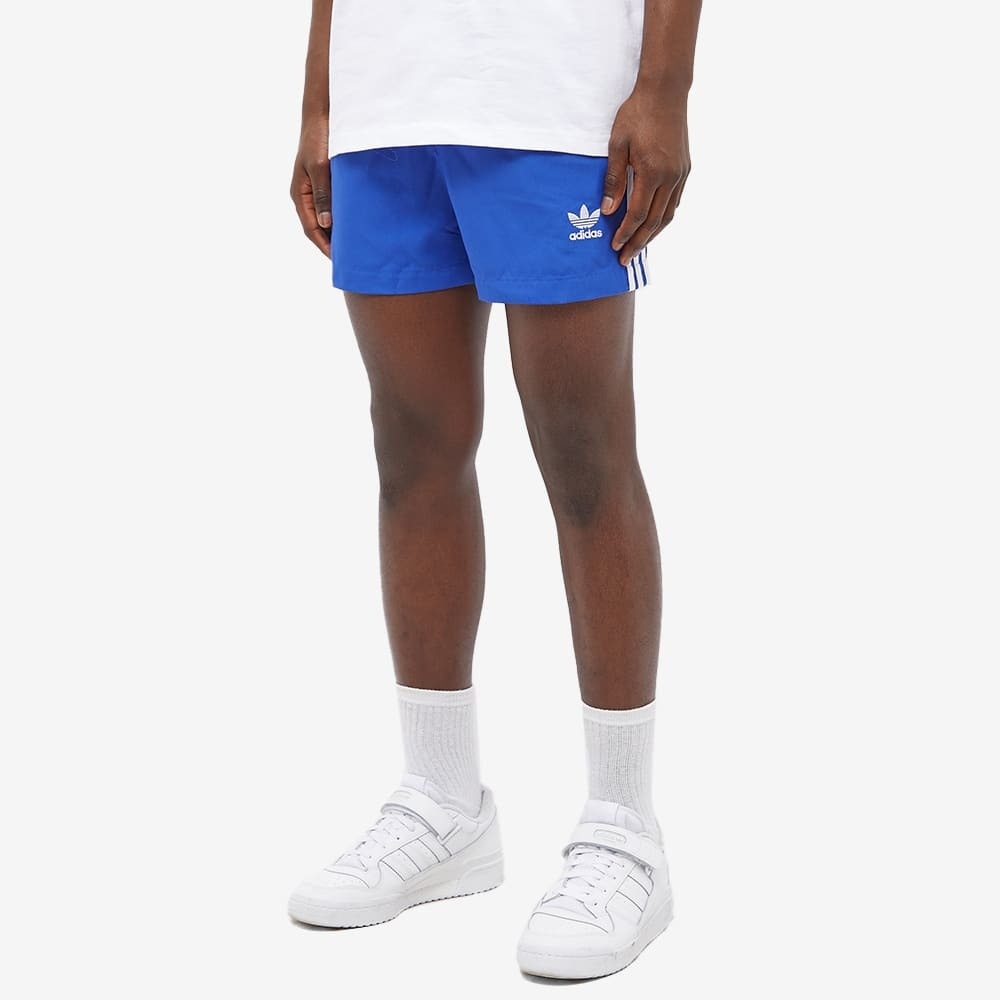 adidas VSL in 3S Men\'s Semi Short Blue/White Ori Adidas Lucid