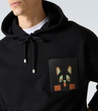 Loewe x Louis Wain cotton fleece hoodie