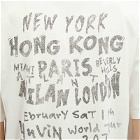 Lanvin Men's x Future Print T-Shirt in White Mustang/Black
