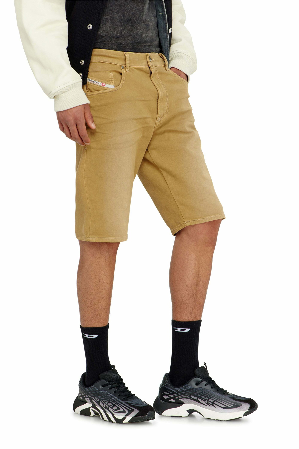 Diesel Slim shorts in coloured denim - Denim short pants - Man -