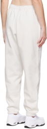 Nike White Solo Swoosh Lounge Pants