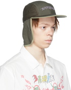 Brain Dead Khaki Alien Brain Sun Cap