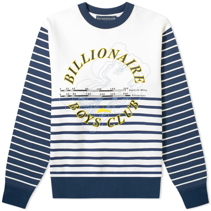 Photo: Billionaire Boys Club Cut & Sew Stripe Sweat