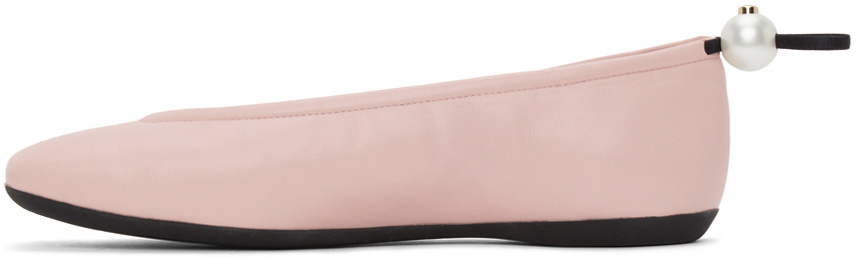 Nicholas Kirkwood Pink Casati D'Orsay Ballerina Flats