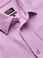 A.P.C. - Wool-Blend Overshirt - Purple