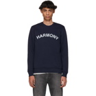 Harmony Navy Sael Logo Sweatshirt