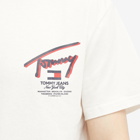 Tommy Jeans Men's 3D Signature T-Shirt in Ancient White