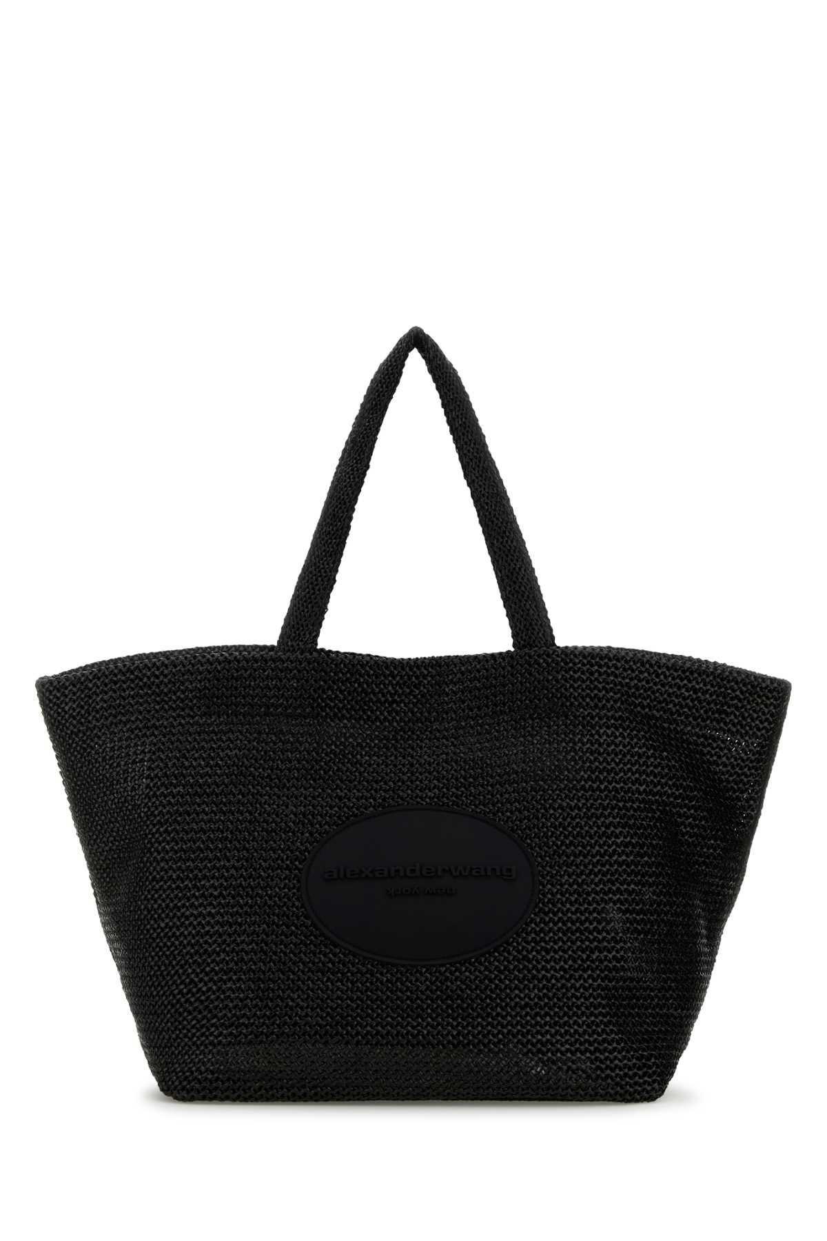 ALEXANDER WANG Punch Crackle Patent Leather Tote Bag